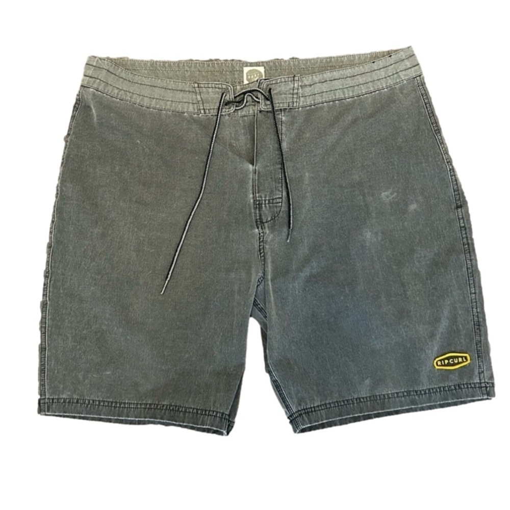 Ripcurl Surf Board Shorts Swim 36 W38 Drawstring Unlined  Beach Pool Surf Gray